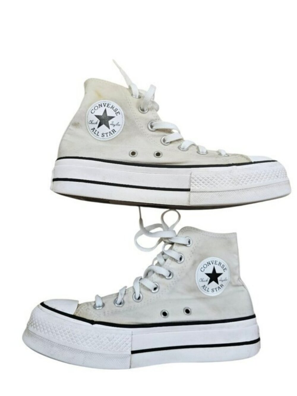 Converse All Star Lift Chuck Taylor High Top Athletic Sneakers In 7
